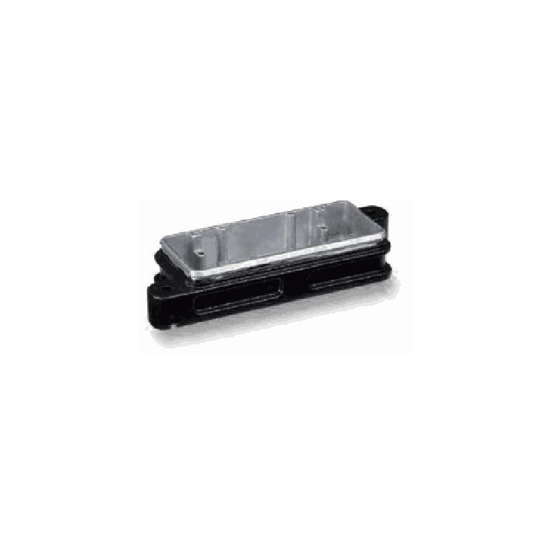 Embase en saillie 24B, Aluminium moulé sous pression, acier inoxydable, IP68/IP69K, Sortie basse, M20,M25